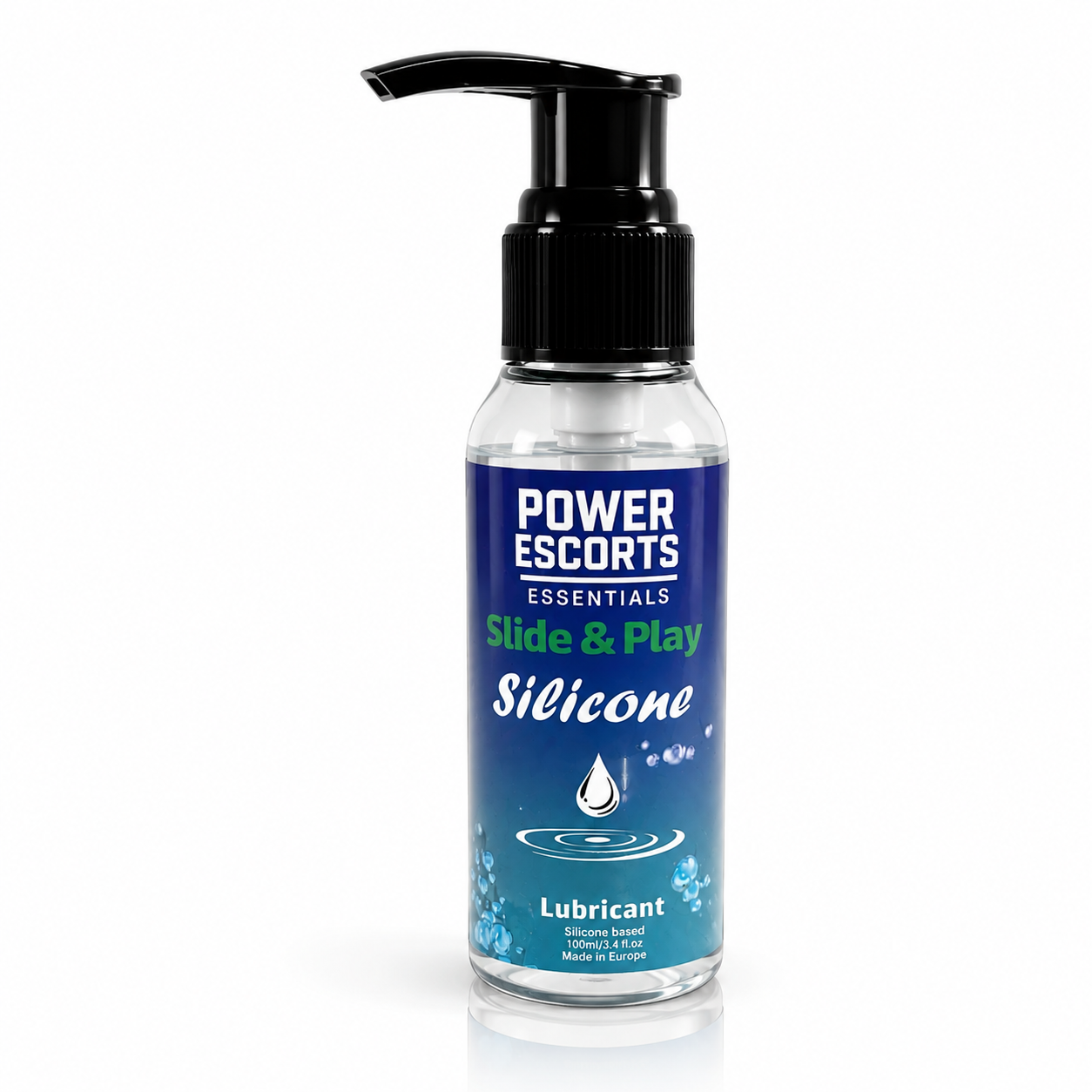 Power Escorts – Slide & Play Silicone Glijmiddel 100 ml