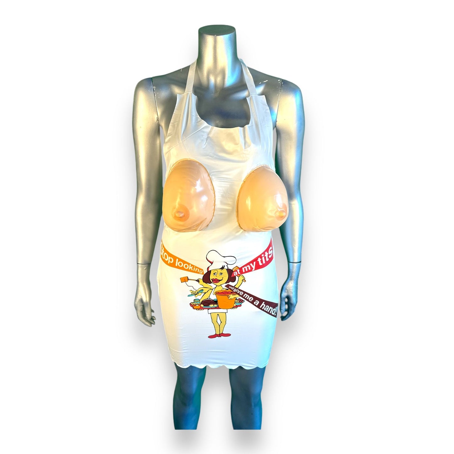 Kinky Pleasure - BROC25209 - Grote Tieten Schort - Big Boobie Apron - F2N2384/IK-000