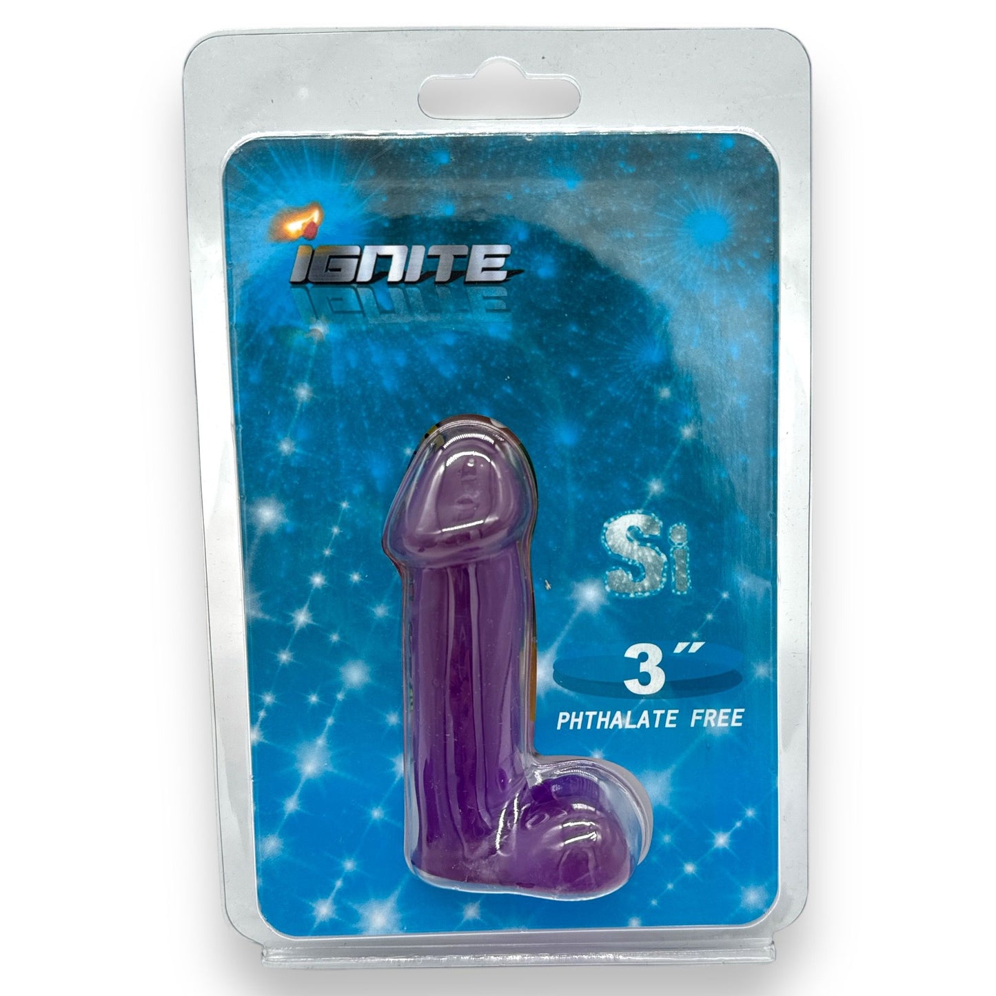 Trendy Deals - 8cm Realistische Mini Dildo - Paars