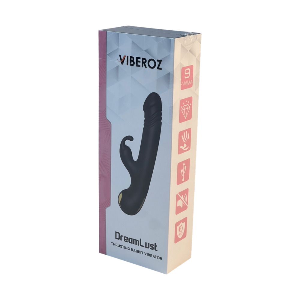 Thrusting Rabbit Vibrator – 9 Stootstanden, Dubbele Stimulatie & Oplaadbaar