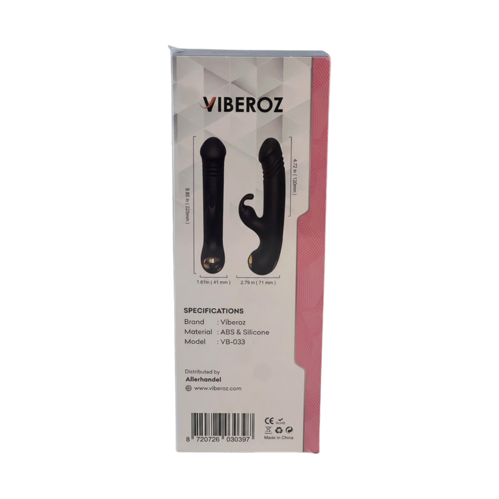 Thrusting Rabbit Vibrator – 9 Stootstanden, Dubbele Stimulatie & Oplaadbaar