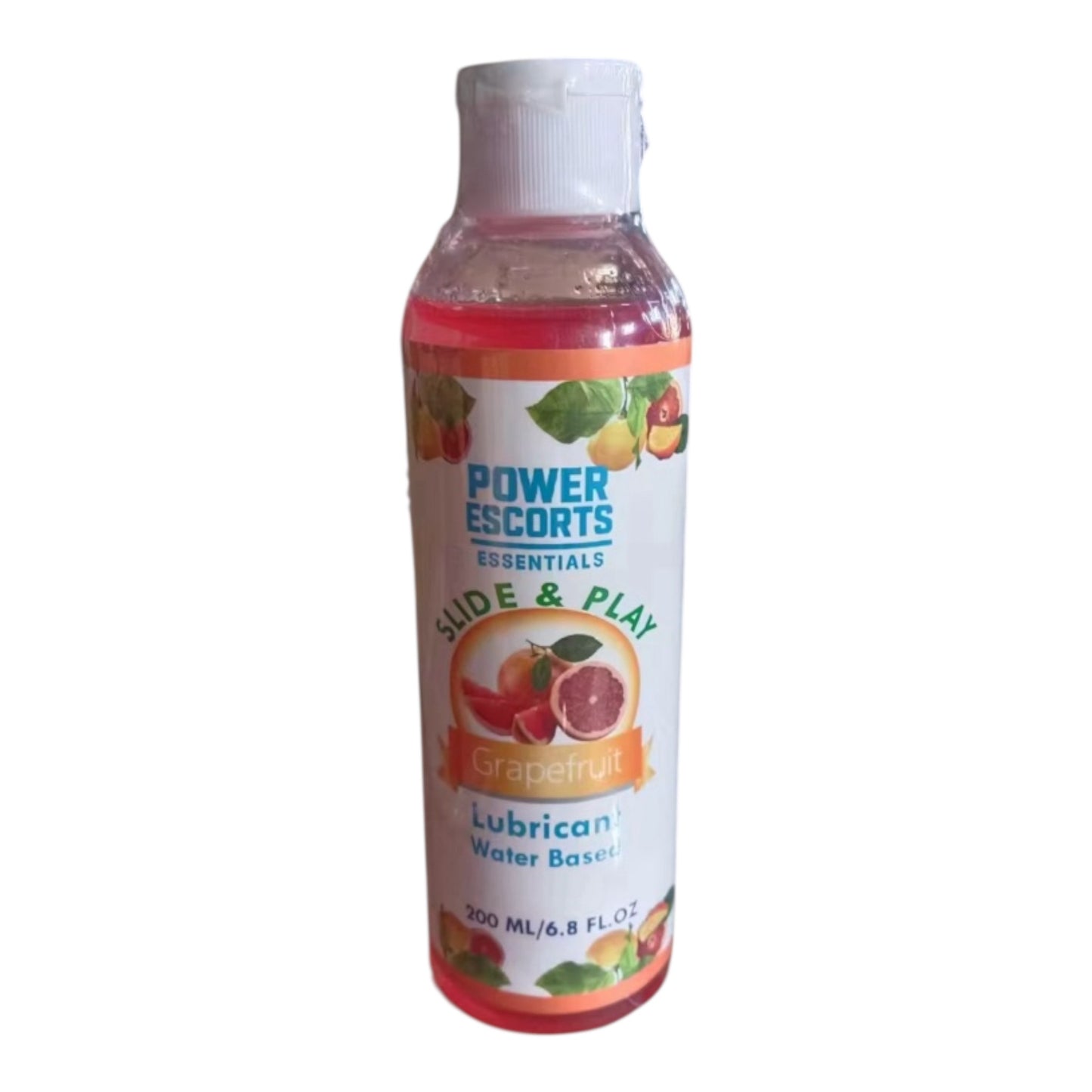 Power Escorts Water-Based Glijmiddel Grapefruit 200ml – Hydraterende & Langdurige Personal Lube