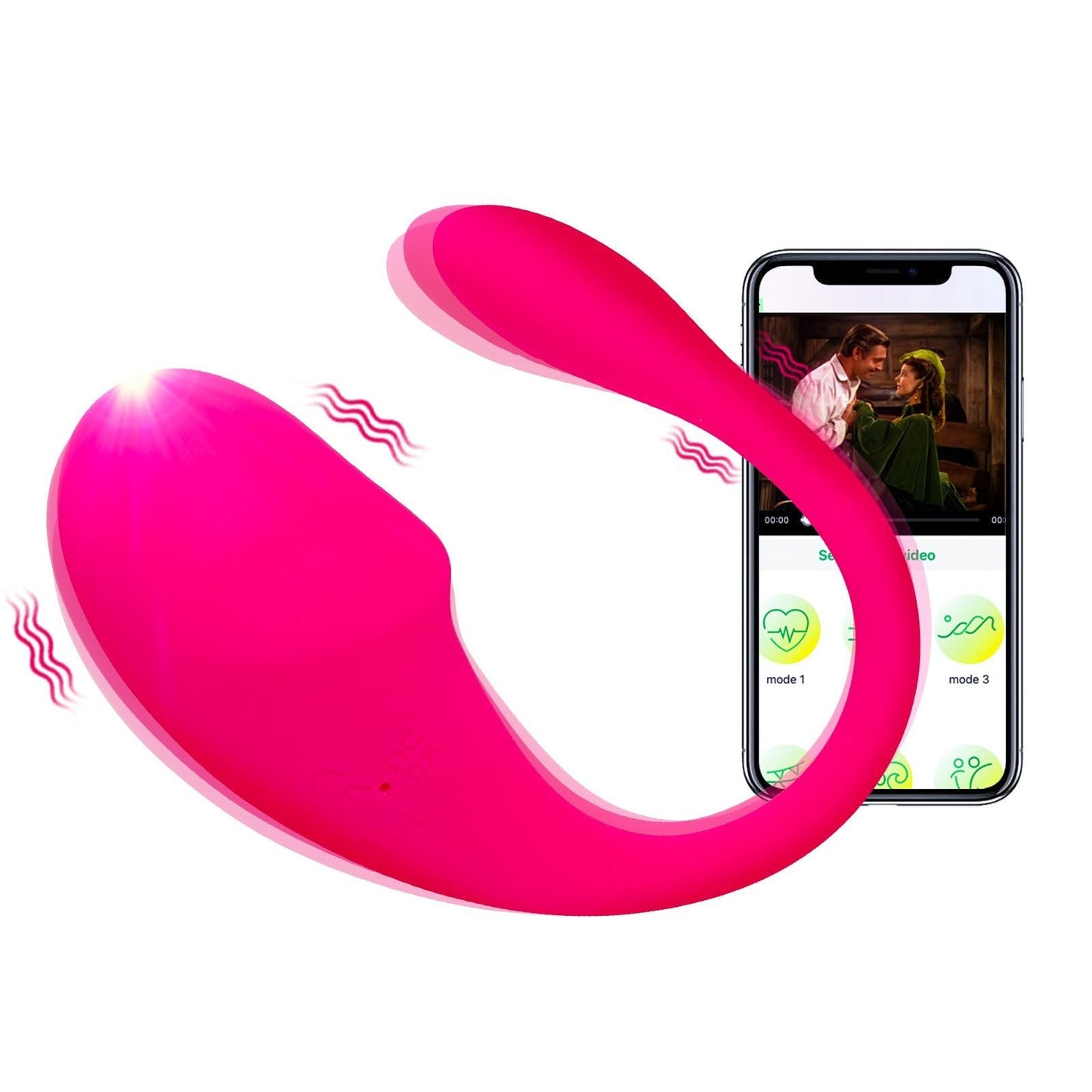 Power Escorts - BR322 - Travel Egg - App Controlled Vibrator - Pink