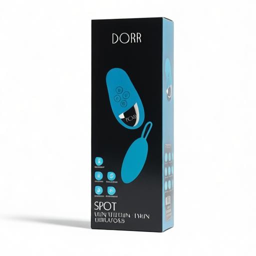 SPOT 2-in-1 Egg Vibrator & Oplegvibrator met Afstandsbediening – Turquoise