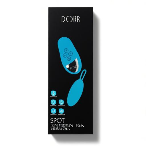 SPOT 2-in-1 Egg Vibrator & Oplegvibrator met Afstandsbediening – Turquoise