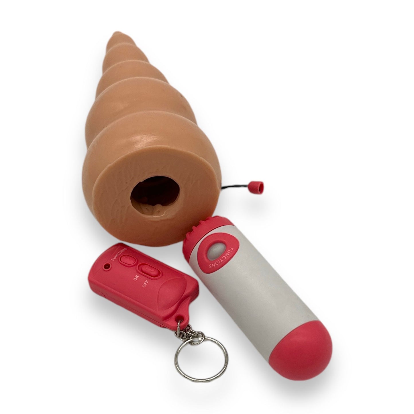 Trendy Deals - Cone Coma Mega Vibrerende Buttplug - 18 cm / Dia 7