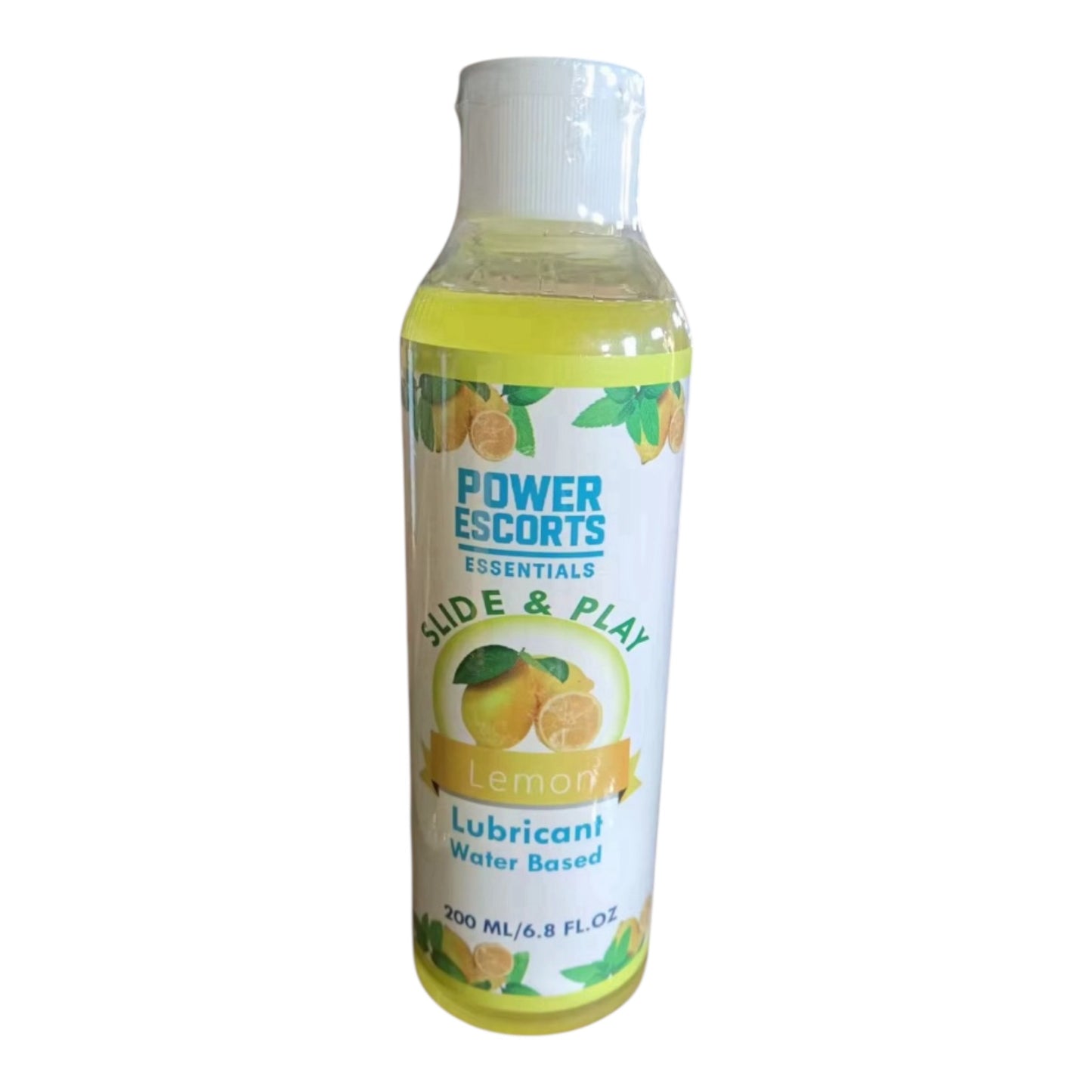 Power Escorts Water-Based Glijmiddel Lemon 200ml – Hydraterende & Langdurige Personal Lube