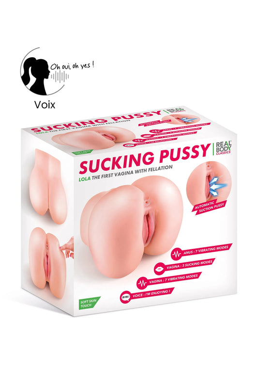 Real Body Lola Unieke Realistische Masturbator met Zuigfunctie, Vibrerende Vagina Anus en Voice – 3,37 kg