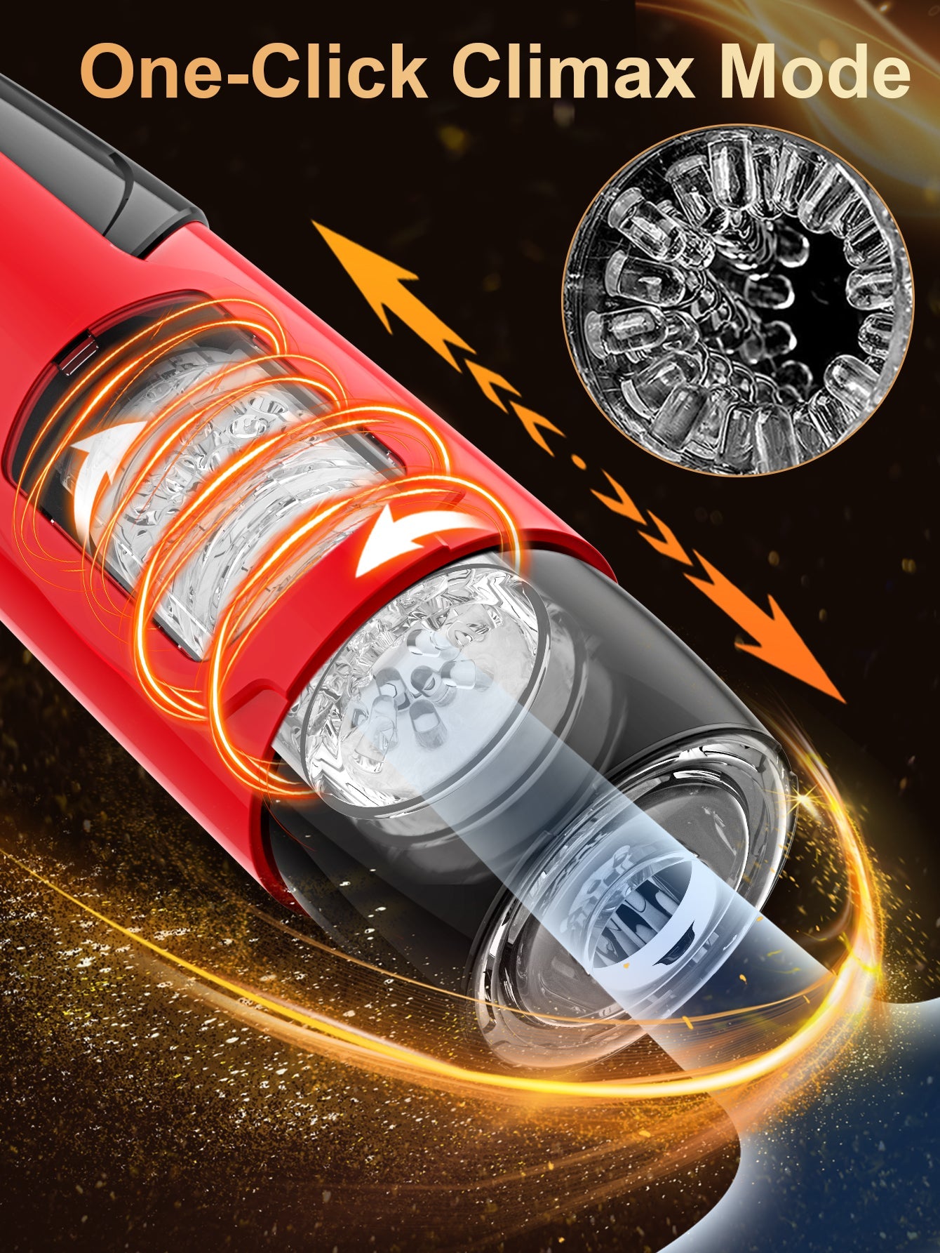 Lovesecret Premium – LS05 – Masturbator Pro – App-Controlled Mega Rotating & Vibrating Cup