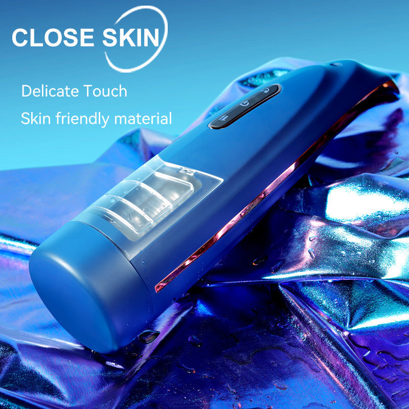 Lovesecret Premium – LS06 – Masturbator Pro 2 – Blauw – Mega Size – Oplaadbaar & Waterdicht