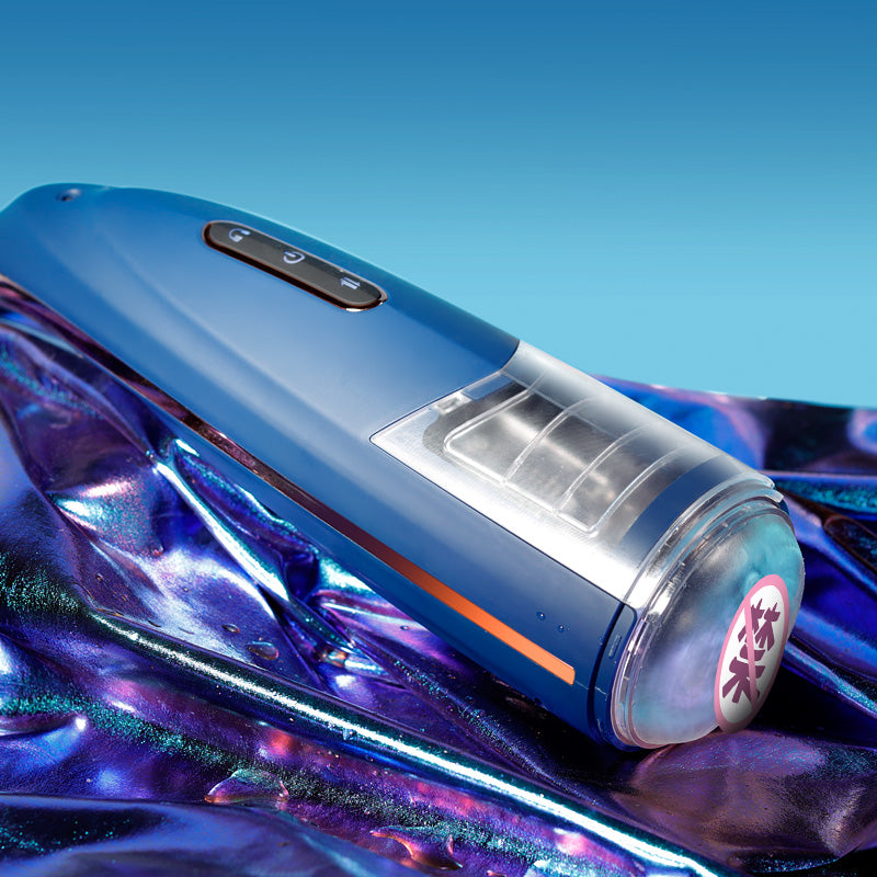 Lovesecret Premium – LS06 – Masturbator Pro 2 – Blauw – Mega Size – Oplaadbaar & Waterdicht