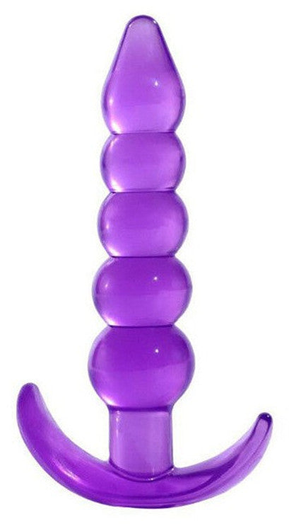 Lovesecret Sensual LS14 T-Plug 05 Paars – Anal Plug – 12 cm – Zachte & Veilige TPE – Voor Beginners – T-vormige Basis