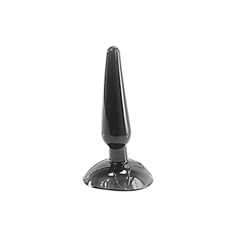 Lovesecret Sensual LS27 Anal Plug 01 Zwart – 11 cm – TPE Anal Plug met Zuignap – Veilig & Comfortabel – Voor Beginners en Gevorderden