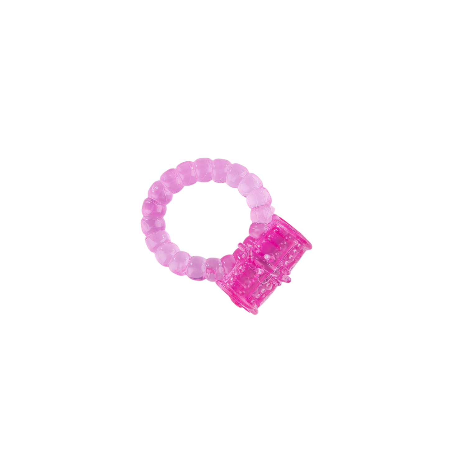 Vibrerende Cockring met Getextureerde Bullet – Pink