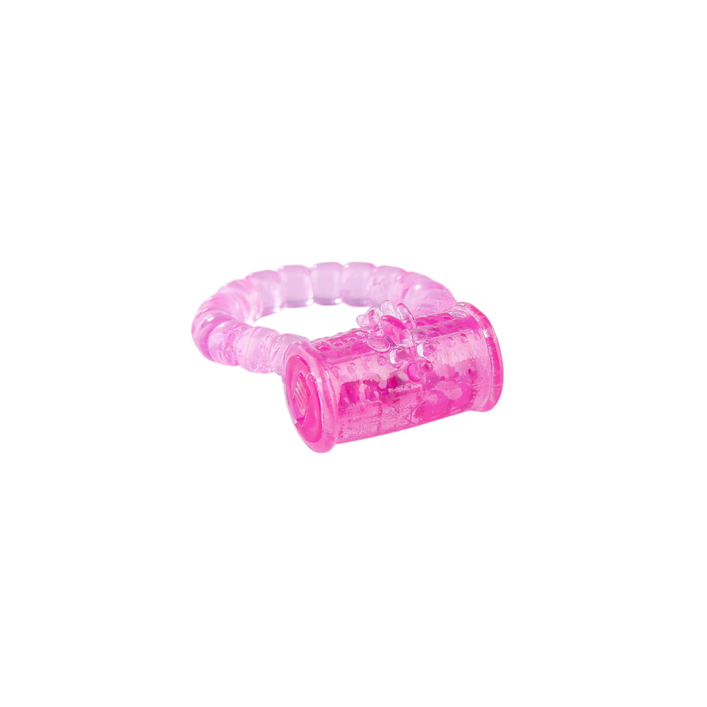 Vibrerende Cockring met Getextureerde Bullet – Pink