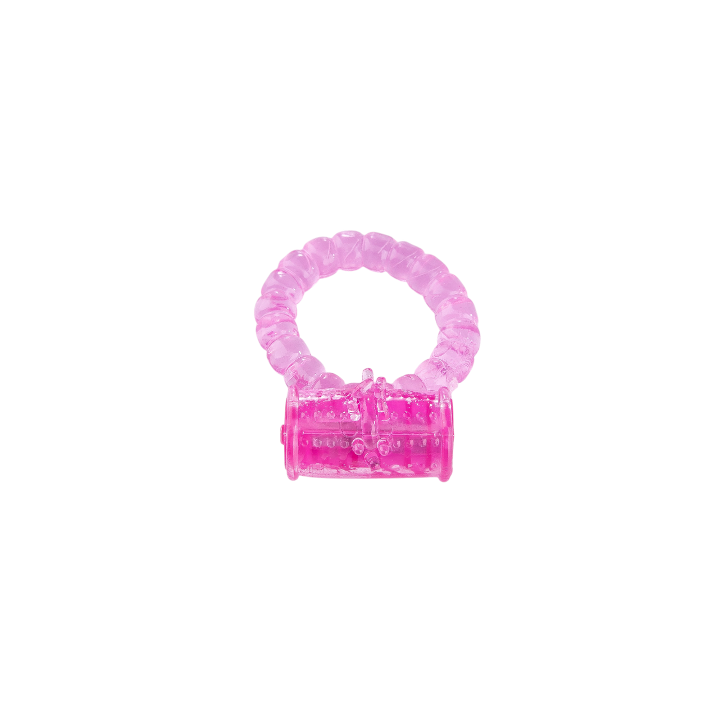 Vibrerende Cockring met Getextureerde Bullet – Pink