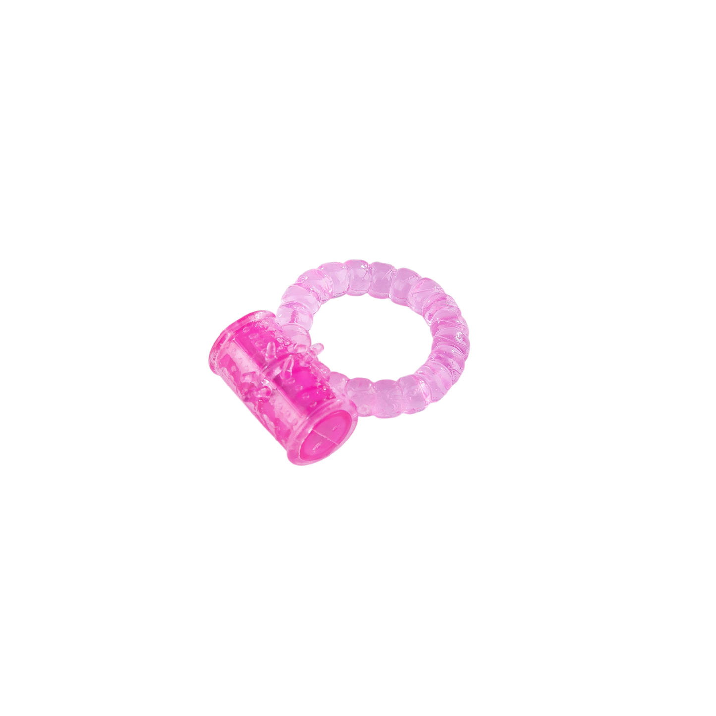 Vibrerende Cockring met Getextureerde Bullet – Pink