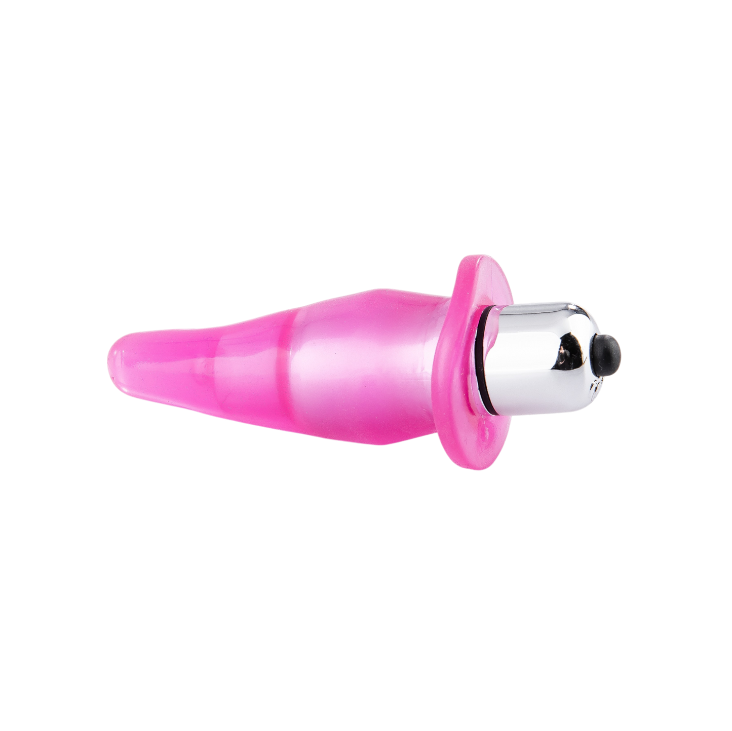 Compacte Vibrerende Anaalplug met Veiligheidsbasis – Pink