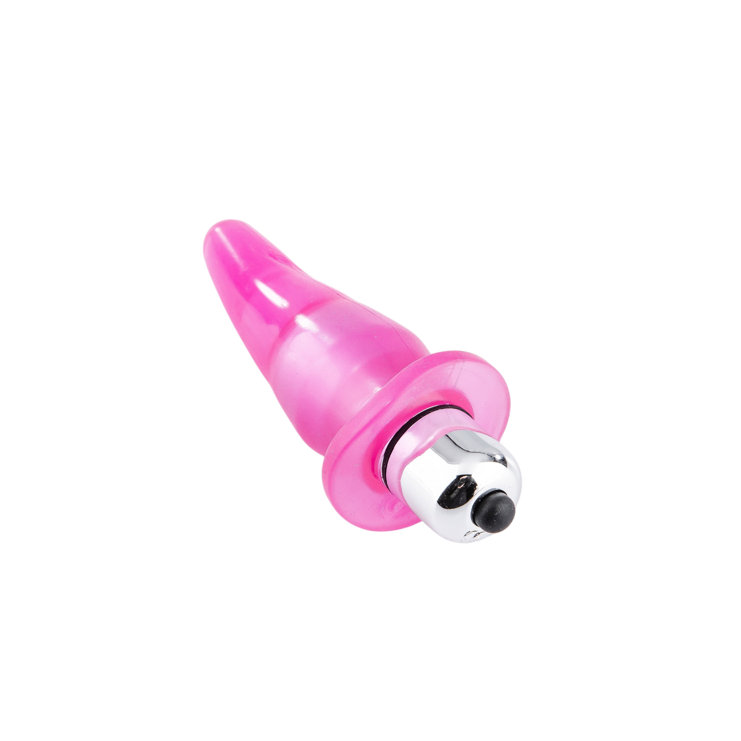 Compacte Vibrerende Anaalplug met Veiligheidsbasis – Pink