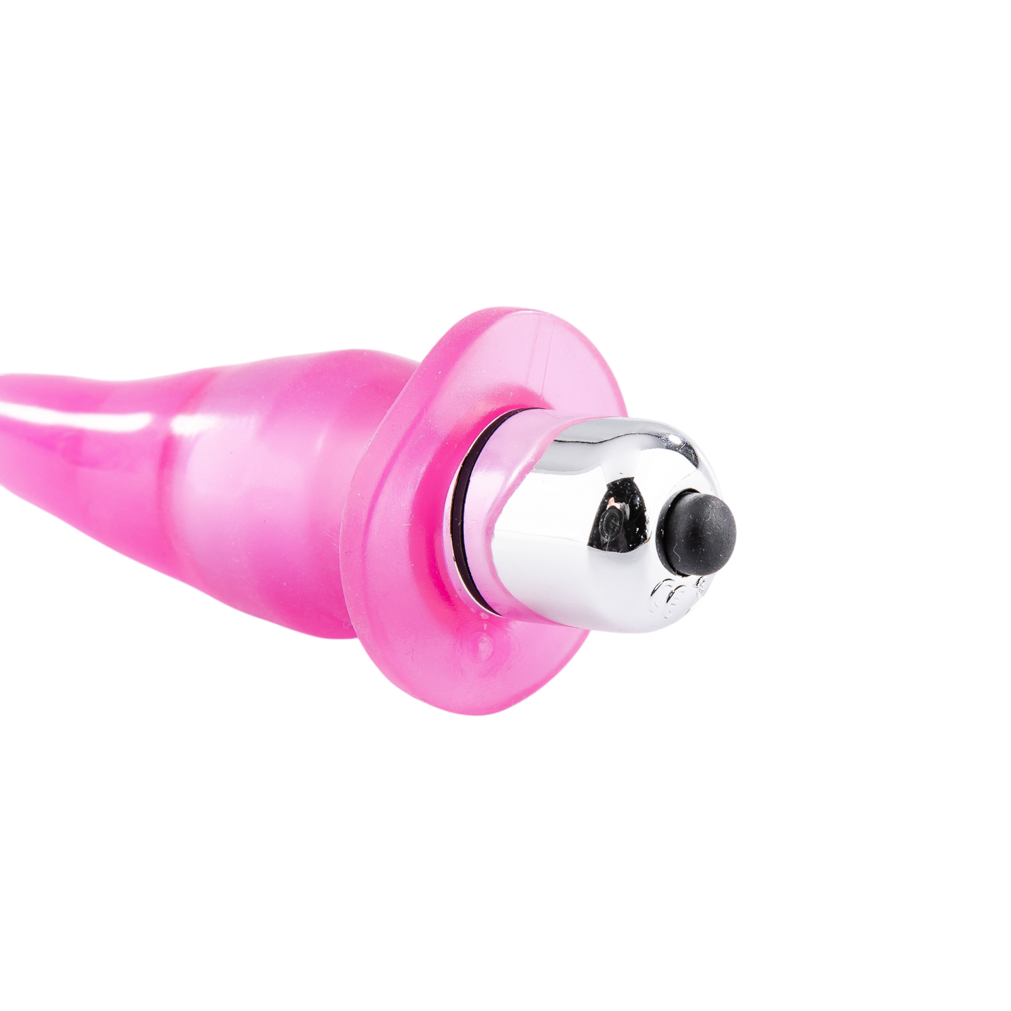 Compacte Vibrerende Anaalplug met Veiligheidsbasis – Pink