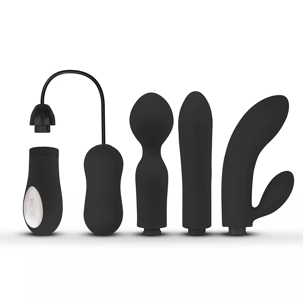 DORR - Mystic Double Pleasure - G-Spot Vibrator & Vibrerend Ei – Zwart