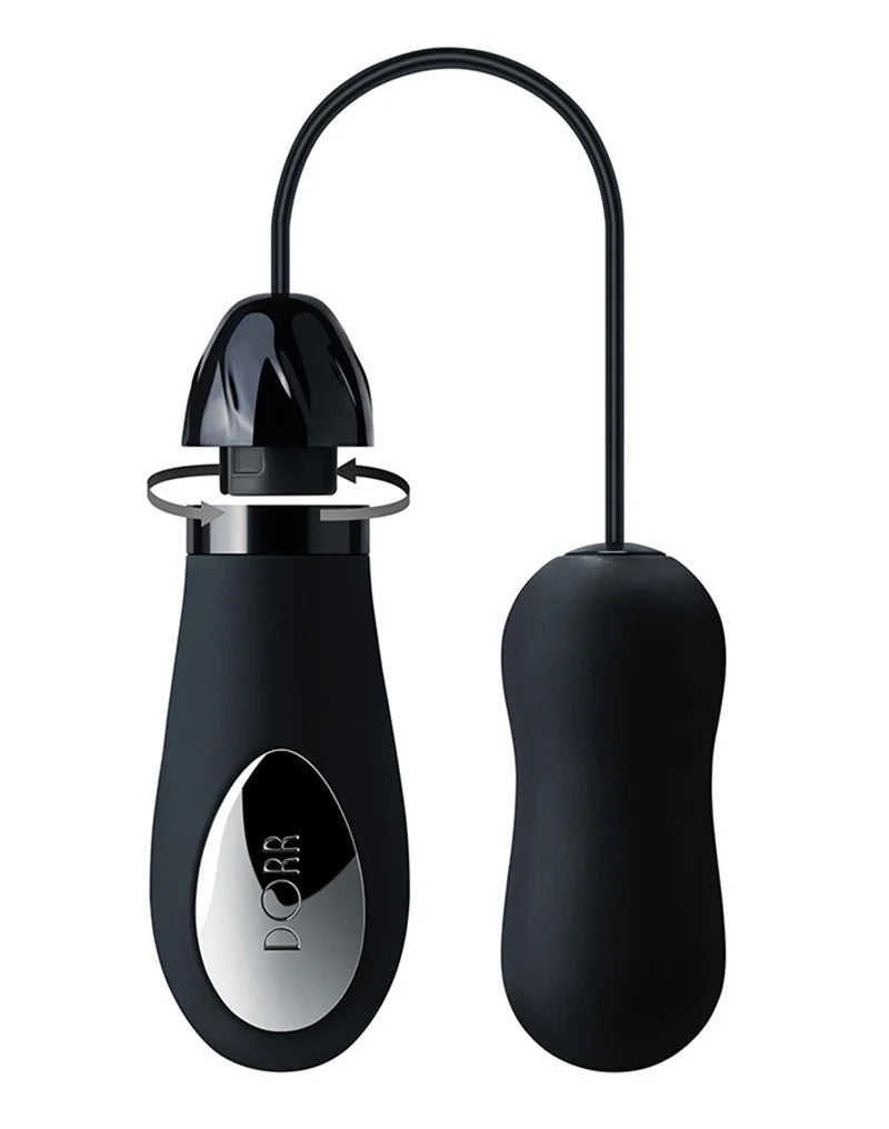 DORR - Mystic Double Pleasure - G-Spot Vibrator & Vibrerend Ei – Zwart