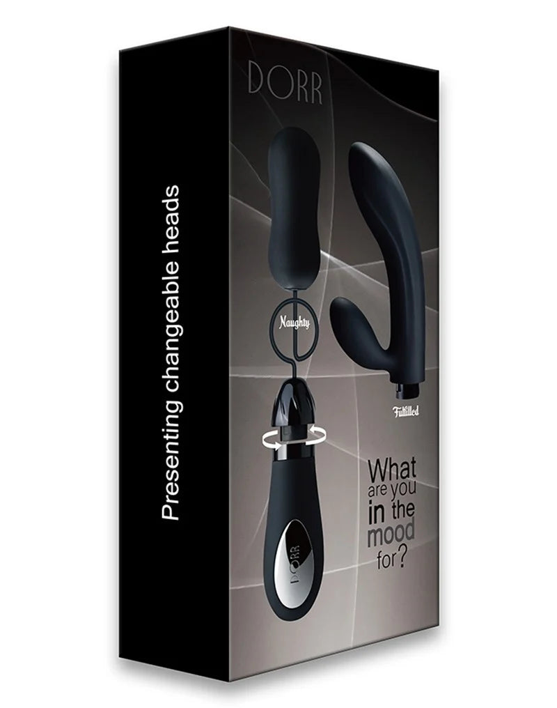 DORR - Mystic Double Pleasure - G-Spot Vibrator & Vibrerend Ei – Zwart