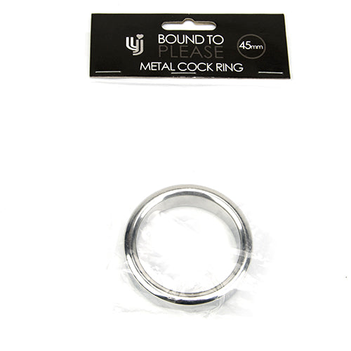 Bound to Please Metal Cock and Ball Ring – 45mm - Medium Size
