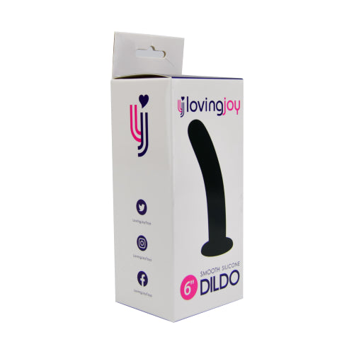Loving Joy - Smooth Silicone Dildo 6 Inch - 16 Cm - N11511