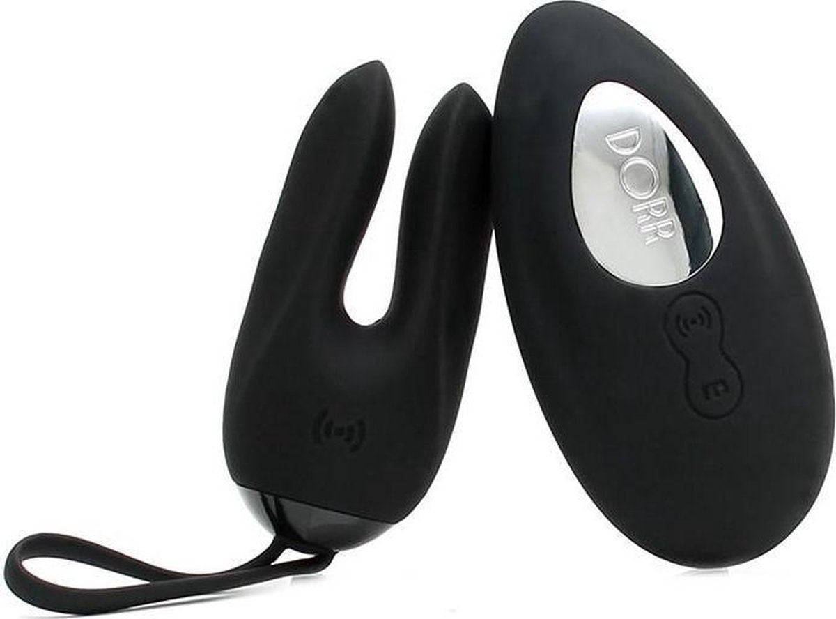 DORR OZZY Remote Control Vibrator – 3 Motors, 10 Standen, Zwart