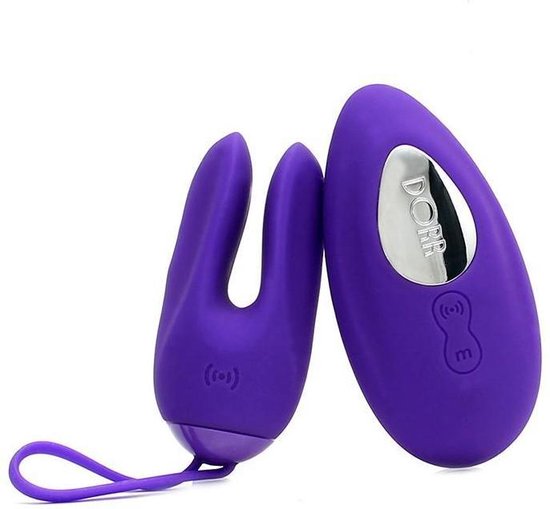 DORR OZZY Remote Control Vibrator – 3 Motors, 10 Standen, Paars