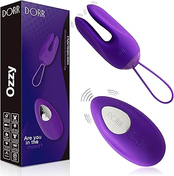 DORR OZZY Remote Control Vibrator – 3 Motors, 10 Standen, Paars