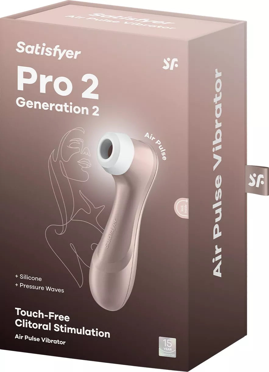 Satisfyer - Bestseller Model - Pro 2 + Generation 2  Air pulse Stimulator + Vibration - Airsucker