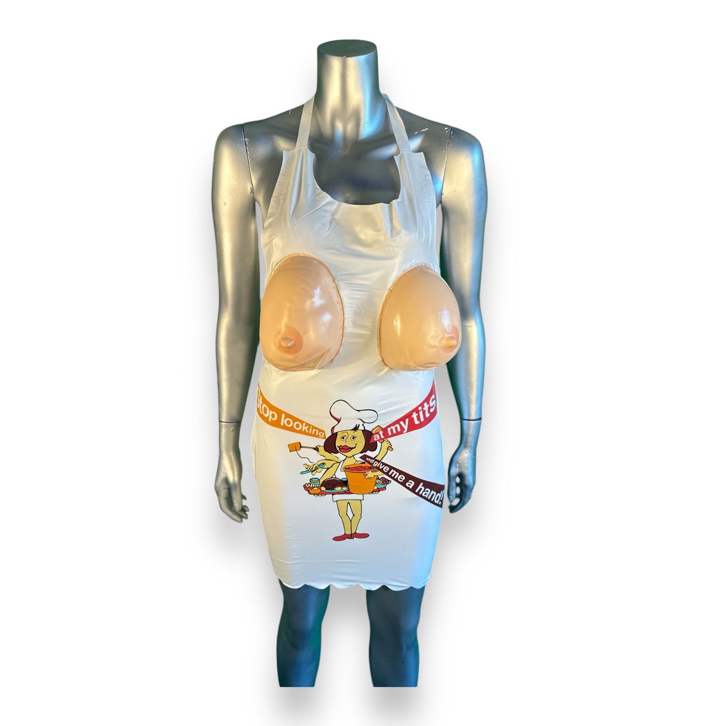 Kinky Pleasure - BROC25209 - Grote Tieten Schort - Big Boobie Apron - F2N2384/IK-000