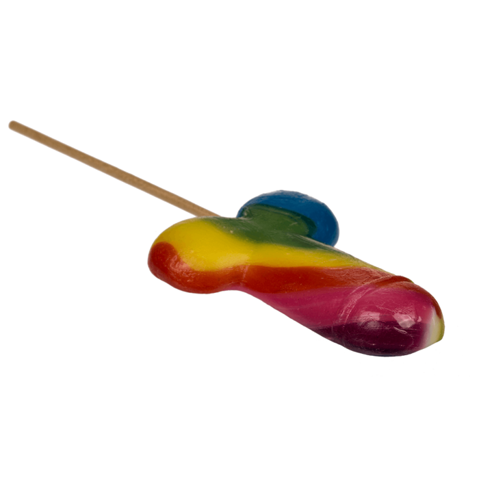 Penis Lolly - Regenboog - 50 gram - Kleurrijk en Verrukkelijk Snoepgoed