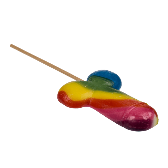 Penis Lolly - Regenboog - 50 gram - Kleurrijk en Verrukkelijk Snoepgoed