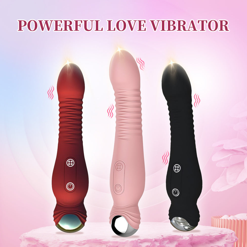 Powerful Love Vibrator – Geribbelde Textuur – Verkrijgbaar in 3 Kleuren