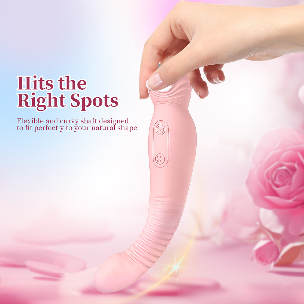Powerful Love Vibrator – Geribbelde Textuur – Verkrijgbaar in 3 Kleuren