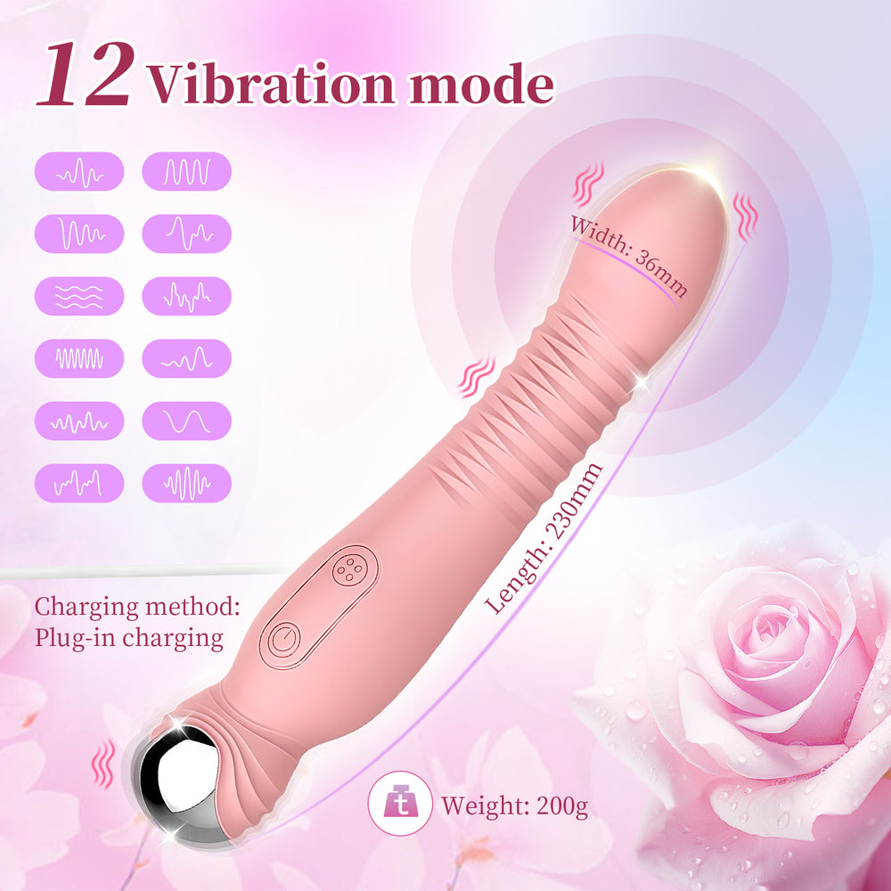 Powerful Love Vibrator – Geribbelde Textuur – Verkrijgbaar in 3 Kleuren