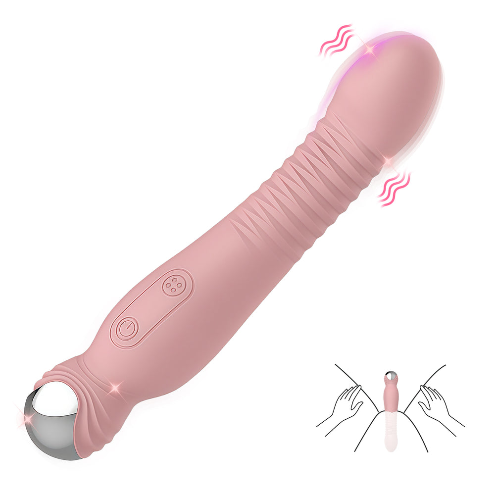 Powerful Love Vibrator – Geribbelde Textuur – Verkrijgbaar in 3 Kleuren