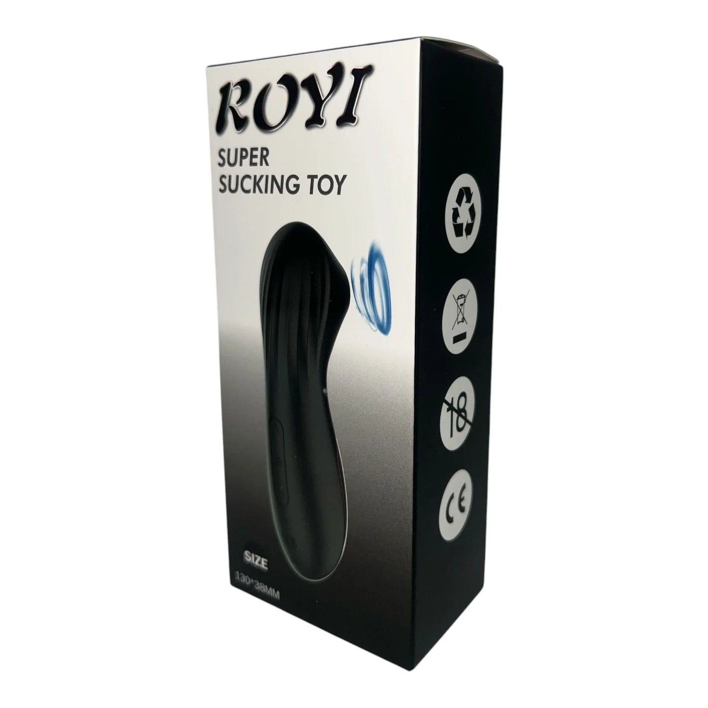 Power Escorts - Royi - Zwarte Zuiger Vibrator Super Sucking - Luchtdruk Vibrator