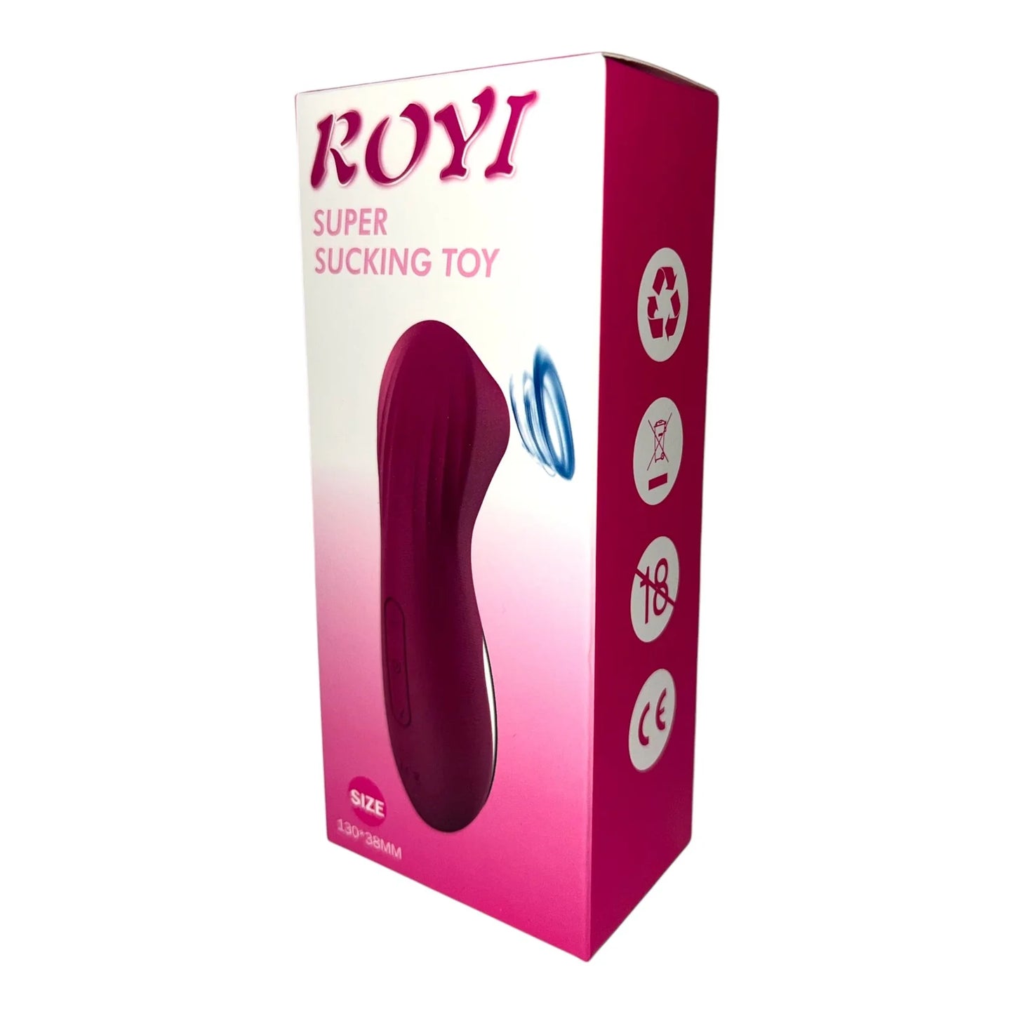 Power Escorts - Royi - Roze Zuiger Vibrator Super Sucking - Luchtdruk Vibrator