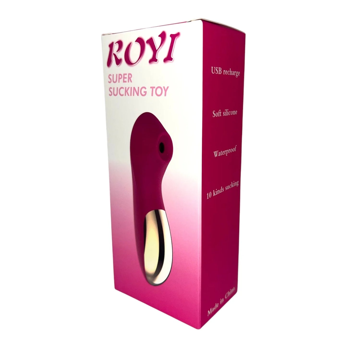 Power Escorts - Royi - Roze Zuiger Vibrator Super Sucking - Luchtdruk Vibrator