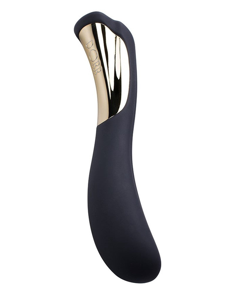 DORR - Silker - G-Spot Vibrator – Zwart & Goud, Oplaadbaar, 20 cm