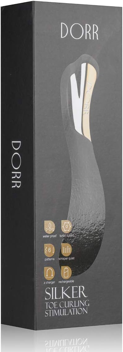 DORR - Silker - G-Spot Vibrator – Zwart & Goud, Oplaadbaar, 20 cm