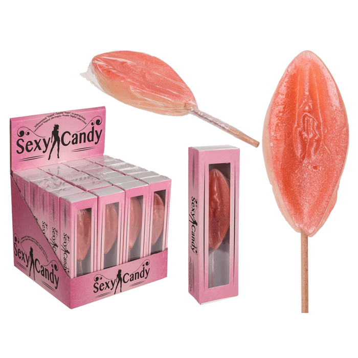 Pussy Lolly - Aardbeiensmaak - 50 gram - Speels en Verrukkelijk Snoepgoed