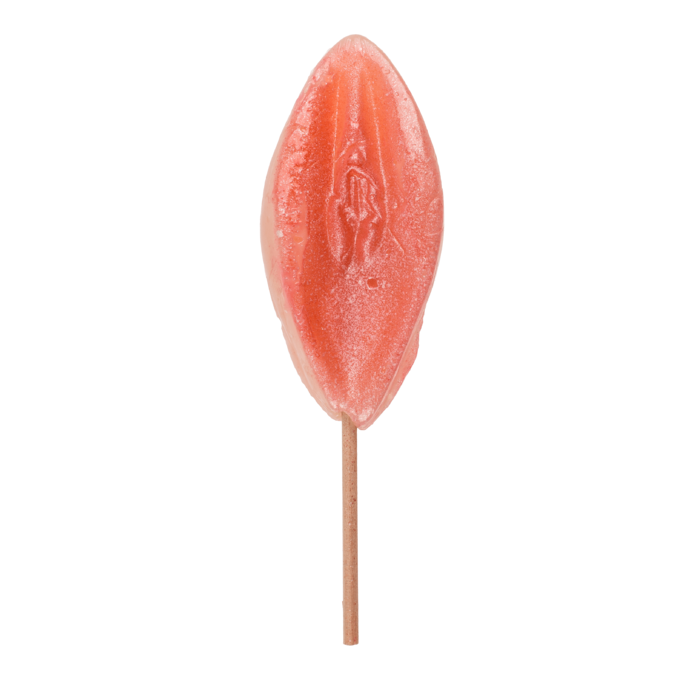 Pussy Lolly - Aardbeiensmaak - 50 gram - Speels en Verrukkelijk Snoepgoed