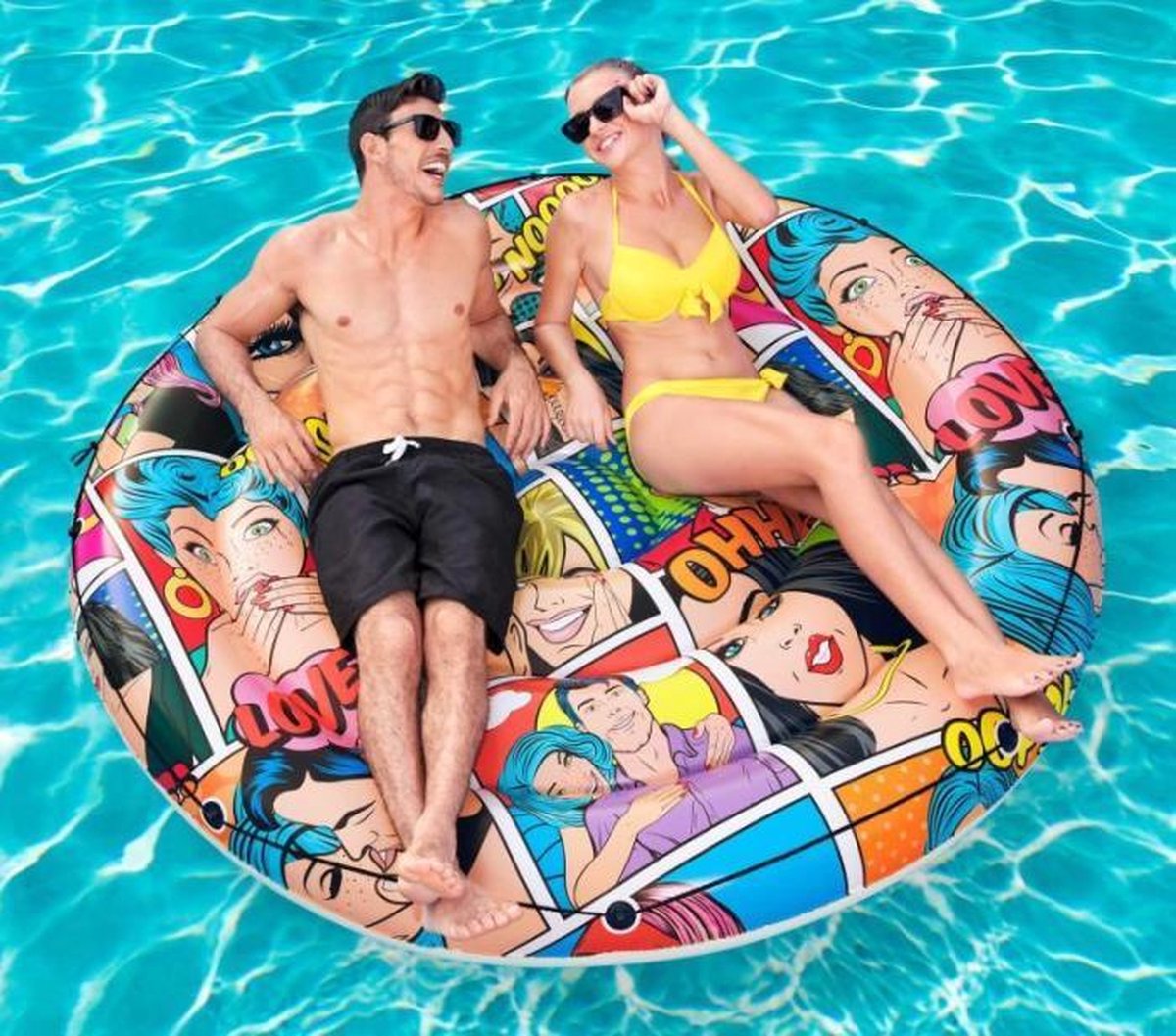 Bestway Opblaasbaar Pop Art Eiland 173cm