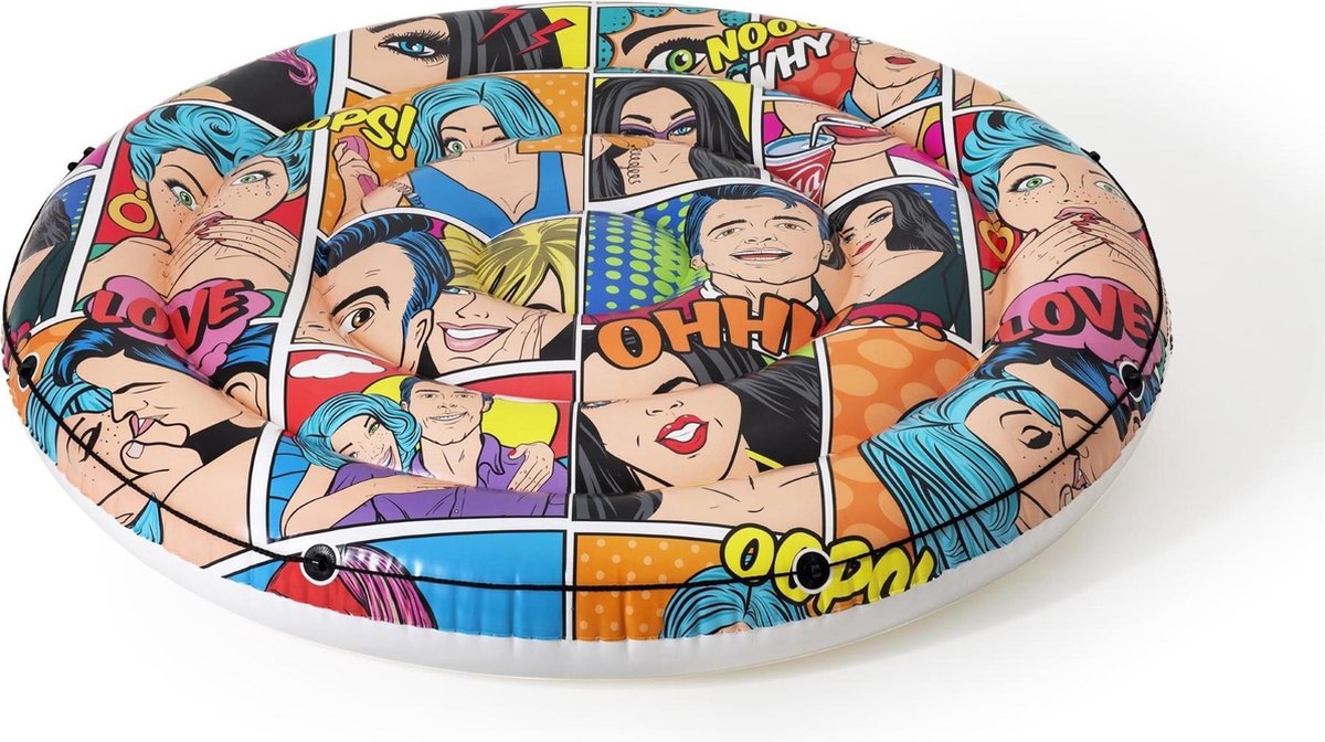 Bestway Opblaasbaar Pop Art Eiland 173cm