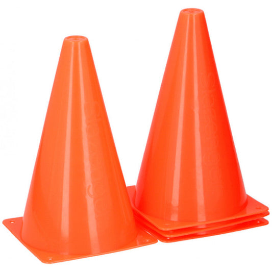 Voetbal Pionnen 4 Stuks Orange 13,8 x 13,8 x 22,5 cm